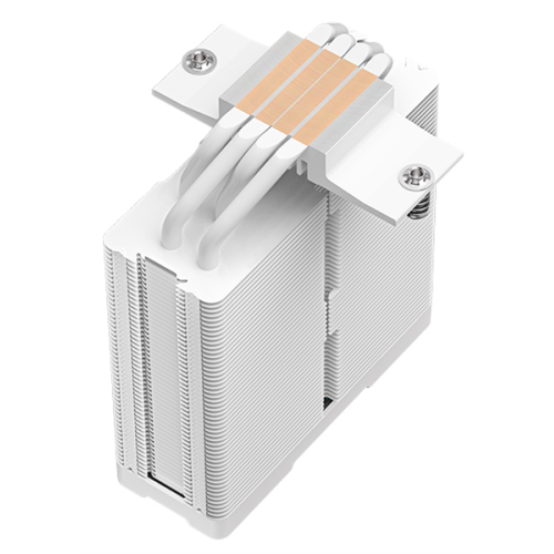 DEEPCOOL AG400 DIGITAL WH LGA1700/1200/115X/AM5/AM4 (9шт/кор, TDP 220W, PWM, Fan 120mm, 4 тепл. трубки, черный) RET