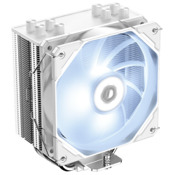 ID-COOLING SE-224-XTS WHITE LGA1700/1200/115X/AM5/AM4 (10шт/кор, TDP 220W, PWM, 4 тепл.трубки прямого контакта, White LED FAN 120mm, белый) RET