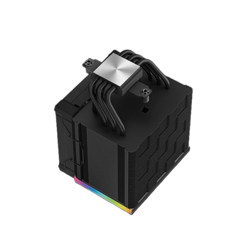 DEEPCOOL AK500 DIGITAL LGA20XX/1700/1200/115X/AM5/AM4 (9шт/кор, TDP 240W, PWM, Fan 120mm, 5 тепл. трубок, Copper Base, черный) RET