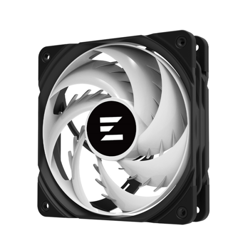 ZALMAN ZM-AF120 ARGB BLACK, 120x120x25mm, 4-PIN PWM, 600-2000 RPM, 29,7 DBA MAX, HYDRO BEARING