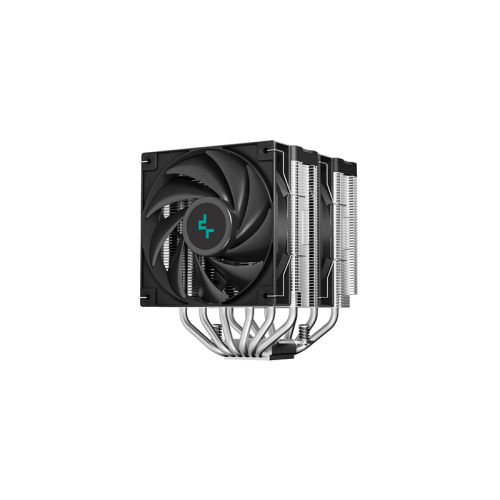DEEPCOOL AG620 DIGITAL LGA1700/1200/115X/AM5/AM4 (8шт/кор, TDP 260W, PWM, DUAL Fan 120mm, 6 тепл. трубок, черный) RET