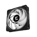 ZALMAN ZM-AF120 ARGB BLACK, 120x120x25mm, 4-PIN PWM, 600-2000 RPM, 29,7 DBA MAX, HYDRO BEARING