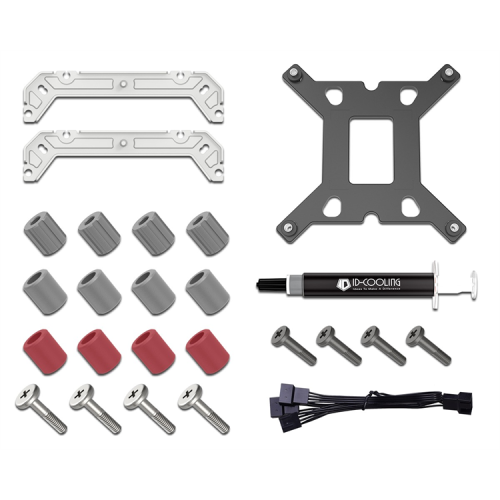 ID-COOLING SE-206-XT LGA1700/1200/115X/AM5/AM4 (8шт/кор, TDP 250W, PWM, черный, 6 тепл.трубок + медная база, 2 x FAN 120mm) RET