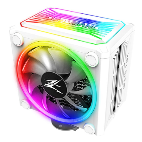 ZALMAN CNPS16X White, 120mm RGB FAN, 4 HEAT PIPES, 4-PIN PWM, 1350-2700 RPM, 20-32DBA, LONG LIFE BEARING, FULL SOCKET SUPPORT