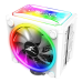 ZALMAN CNPS16X White, 120mm RGB FAN, 4 HEAT PIPES, 4-PIN PWM, 1350-2700 RPM, 20-32DBA, LONG LIFE BEARING, FULL SOCKET SUPPORT