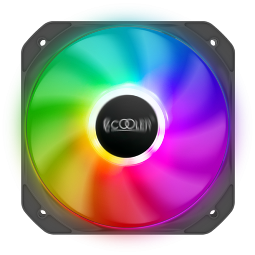 PCCooler Paladin 400 ARGB S115X/1200/1700/AM4 (20 шт/кор, TDP 200W, 130mm PWM ARGB FAN, 4 тепловые трубки 6мм, 800-1600RPM, 18-28,6dBa)