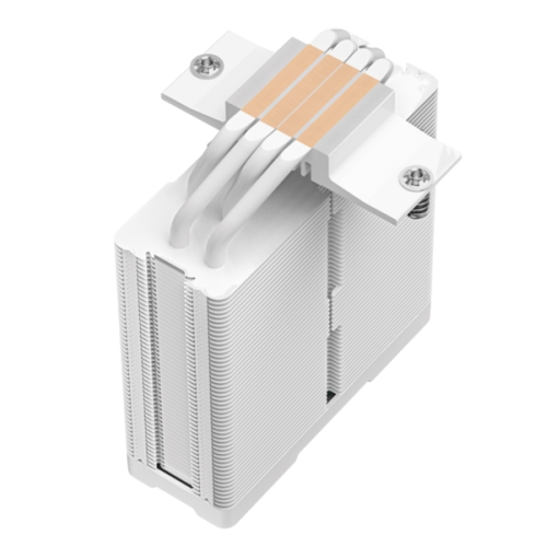 DEEPCOOL AG400 DIGITAL WH ARGB LGA1700/1200/115X/AM5/AM4 (9шт/кор, TDP 220W, PWM, ARGB Fan 120mm, 4 тепл. трубки, белый) RET