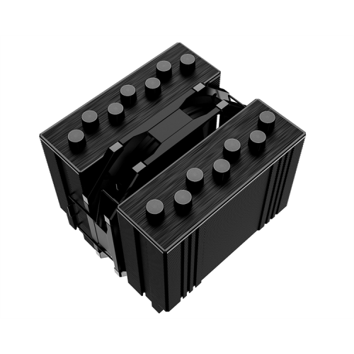 ID-COOLING SE-207-XT SLIM LGA20XX/1700/1200/115X/AM4 (12шт/кор, TDP 220W, PWM, черный, 7 тепл.трубок + медная база, 1 x FAN 120mm, черный) RET