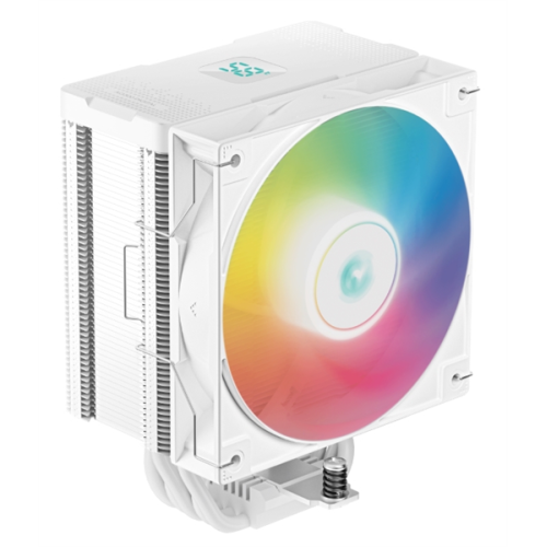 DEEPCOOL AG500 DIGITAL WH ARGB LGA1700/1200/115X/AM5/AM4 (9шт/кор, TDP 240W, PWM, ARGB Fan 120mm, 5 тепл. трубок, белый) RET
