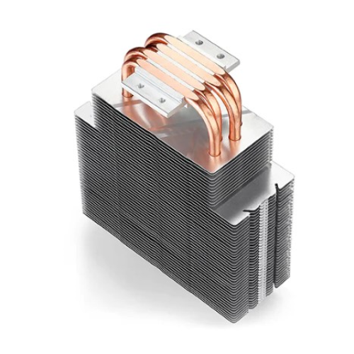 DEEPCOOL GAMMAXX 400 BLUE BASIC LGA1700/1200/115X/AM5/AM4 (20шт/кор, TDP 130Вт, PWM, Blue Led Fan 120mm, 4 тепл. трубки прямого контакта ) RET