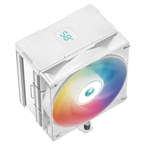 DEEPCOOL AG500 DIGITAL WH ARGB LGA1700/1200/115X/AM5/AM4 (9шт/кор, TDP 240W, PWM, ARGB Fan 120mm, 5 тепл. трубок, белый) RET