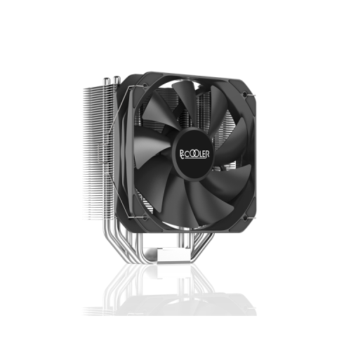 PCCooler Paladin 400 S115X/1200/1700/AM4 (20 шт/кор, TDP 200W, 130mm PWM FAN, 4 тепловые трубки 6мм, 800-1600RPM, 18-28,6dBa)