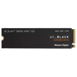 Western Digital Black SN850X SSD M2.2280 PCIe 4.0 2Tb, 7300MBs/6600MBs, TBW 1200, WDS200T2X0E , 1 year