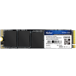 Netac SSD NV2000 256GB PCIe 3 x4 M.2 2280 NVMe 3D NAND, R/W up to 2500/1000MB/s, TBW 150TB, 5y wty