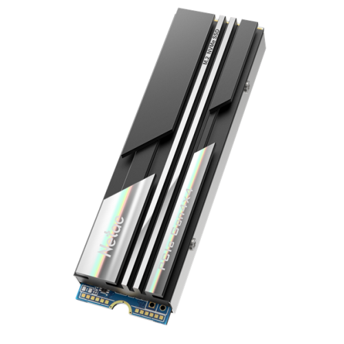 Netac SSD NV5000 500GB PCIe 4 x4 M.2 2280 NVMe 3D NAND, R/W up to 5000/2500MB/s, TBW 350TB, with heat sink, 5y wty