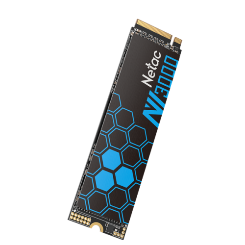 Netac SSD NV3000 1TB PCIe 3 x4 M.2 2280 NVMe 3D NAND, R/W up to 3100/2100MB/s, TBW 600TB, with heat sink, 5y wty