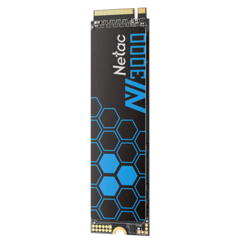 Netac SSD NV3000 1TB PCIe 3 x4 M.2 2280 NVMe 3D NAND, R/W up to 3100/2100MB/s, TBW 600TB, with heat sink, 5y wty