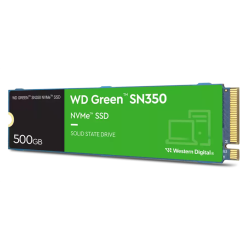 Western Digital Green SN350 SSD M.2 2280 NVMe, 500Gb, 2400MBs/1500MBs, TBW 60, WDS500G2G0C, 1 year