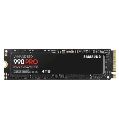 SSD M.2 (PCI-E NVMe 2.0 Gen 4.0 x4) 4Tb Samsung 990 PRO (R7450/W6900MB/s) 1year