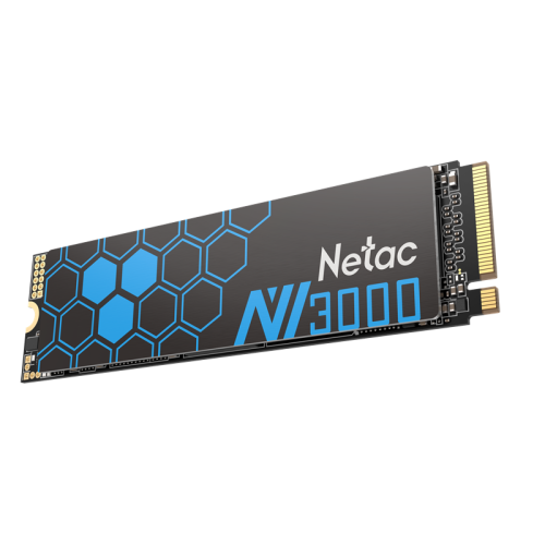 Netac SSD NV3000 1TB PCIe 3 x4 M.2 2280 NVMe 3D NAND, R/W up to 3100/2100MB/s, TBW 600TB, with heat sink, 5y wty