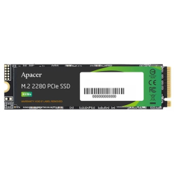 Apacer SSD AS2280P4X 512Gb M.2 2280 PCIe Gen3x4, R2100/W1500 Mb/s, 3D NAND, MTBF 1.8M, NVMe, 200TBW, Retail, 3 years (AP512GAS2280P4X-1)