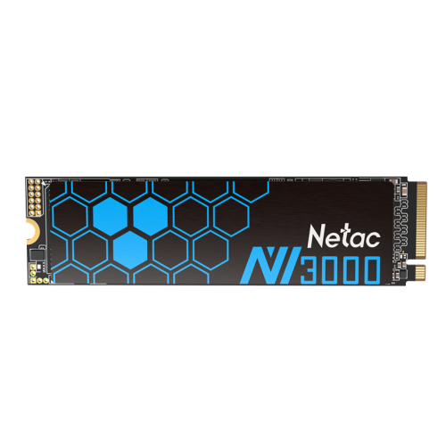 Netac SSD NV3000 250GB PCIe 3 x4 M.2 2280 NVMe 3D NAND, R/W up to 3000/1400MB/s, TBW 150TB, with heat sink, 5y wty