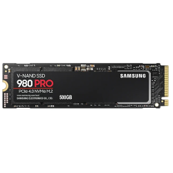 SSD M.2 (PCI-E NVMe) 500Gb Samsung 980 PRO (R6900/W5000MB/s) (MZ-V8P500BW) 1year