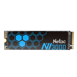 Netac SSD NV3000 1TB PCIe 3 x4 M.2 2280 NVMe 3D NAND, R/W up to 3100/2100MB/s, TBW 600TB, with heat sink, 5y wty