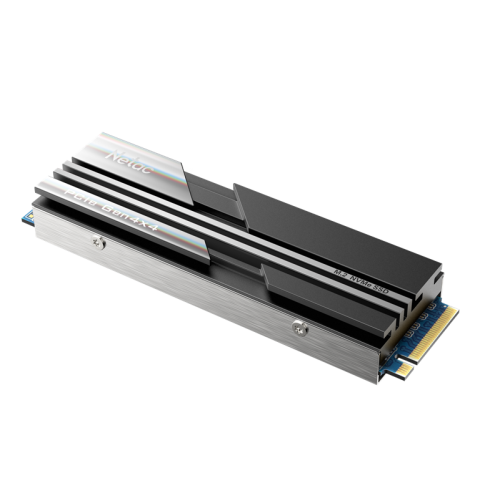 Netac SSD NV5000 500GB PCIe 4 x4 M.2 2280 NVMe 3D NAND, R/W up to 5000/2500MB/s, TBW 350TB, with heat sink, 5y wty