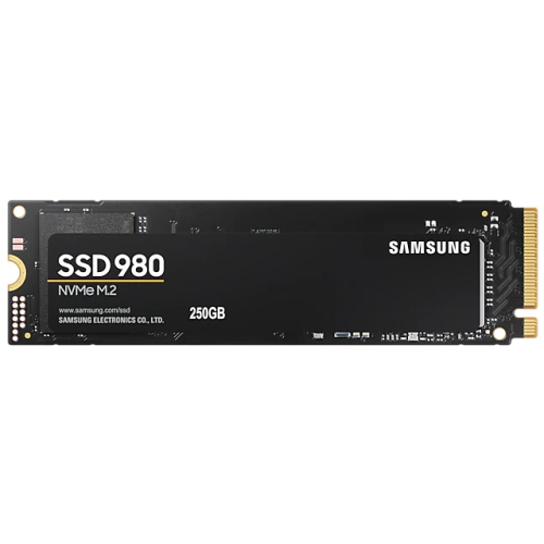 SSD M.2 (PCI-E NVMe) 250Gb Samsung 980 (R2900/W1300MB/s) (MZ-V8V250BW) 1year
