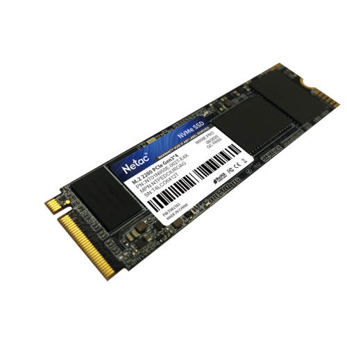 Netac SSD N950E Pro 2TB PCIe 3 x4 M.2 2280 NVMe 3D NAND, R/W up to 3500/3000MB/s, TBW 1600TB, 2048MB DRAM buffer, with heat sink, 5y wty