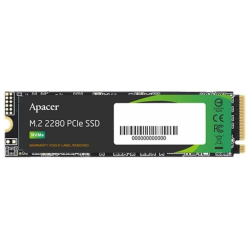 Apacer SSD AS2280P4X 2TB M.2 2280 PCIe Gen3x4, R2100/W1700 Mb/s, 3D NAND, MTBF 1.8M, NVMe, 480TBW, Retail, 3 years (AP2TBAS2280P4X-1)