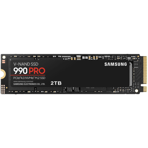 SSD M.2 (PCI-E NVMe 2.0 Gen 4.0 x4) 2Tb Samsung 990 PRO (R7450/W6900MB/s) 1year