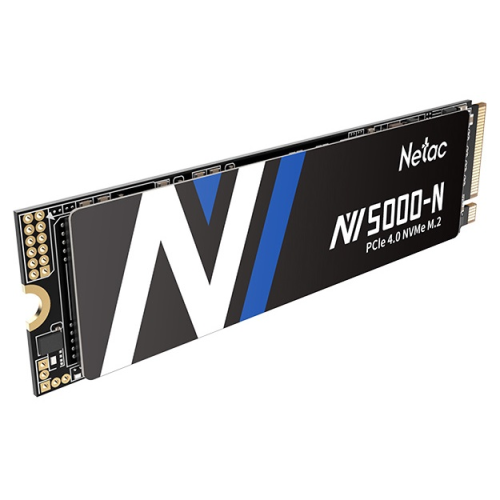 Netac SSD NV5000-N 500GB PCIe 4 x4 M.2 2280 NVMe 3D NAND, R/W up to 4800/2700MB/s, TBW 320TB, without heat sink
