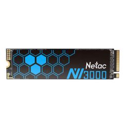 Netac SSD NV3000 500GB PCIe 3 x4 M.2 2280 NVMe 3D NAND, R/W up to 3100/2100MB/s, TBW 300TB, with heat sink, 5y wty