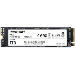 Patriot P300 1TB M2 2280 PCIe , 2100/1650, 1TB, 3D