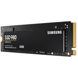 SSD M.2 (PCI-E NVMe) 250Gb Samsung 980 (R2900/W1300MB/s) (MZ-V8V250BW) 1year