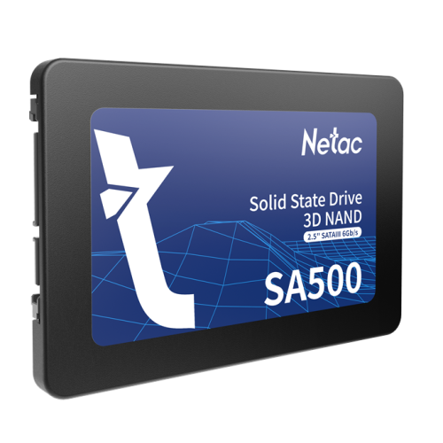 Netac SSD SA500 120GB 2.5 SATAIII 3D NAND, R/W up to 500/400MB/s, TBW 60TB, 3y wty