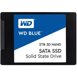 Western Digital SSD BLUE 2Tb SATA-III 2,5”/7мм 3D NAND WDS200T2B0A, 1 year