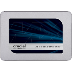 Crucial SSD Disk MX500 1000GB ( 1Tb ) SATA 2.5” 7mm (with 9.5mm adapter) (560 MB/s Read 510 MB/s Write), 1 year, OEM