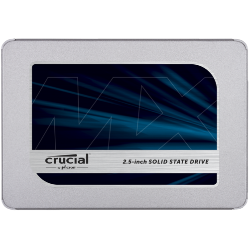 Crucial SSD Disk MX500 1000GB ( 1Tb ) SATA 2.5” 7mm (with 9.5mm adapter) (560 MB/s Read 510 MB/s Write), 1 year, OEM