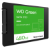 Western Digital SSD Green 480Gb SATA-III 2,5”/7мм 3D NAND WDS480G3G0A, 1 year