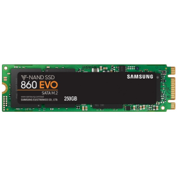 SSD M.2 2280 (SATA) 250Gb Samsung 860 EVO (R550/W520MB/s) (MZ-N6E250BW) 1year