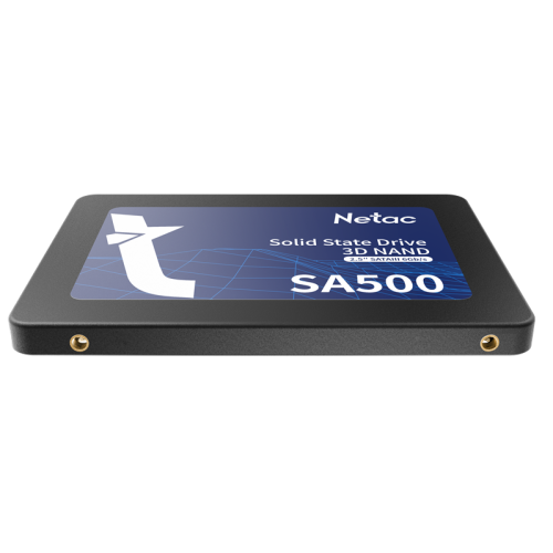 Netac SSD SA500 480GB 2.5 SATAIII 3D NAND, R/W up to 520/450MB/s, TBW 240TB, 3y wty