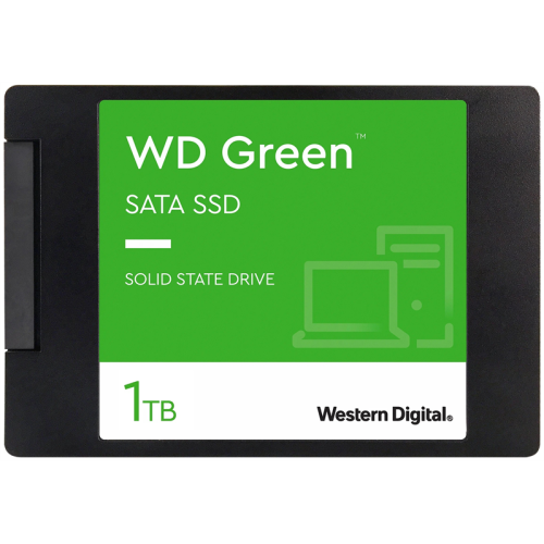 Western Digital Green SSD 2,5” SATA 1Tb, WDS100T3G0A, 1 year