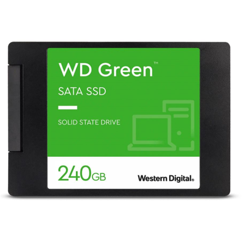 Western Digital Green SSD 2,5” SATA 240Gb, WDS240G3G0A, 1 year, (аналог WDS240G2G0A)