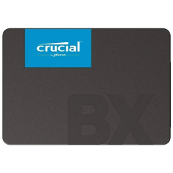 Crucial SSD Disk BX500 500GB SATA 2.5” 7mm (with 9.5mm adapter) SSD, 1 year