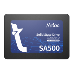 Netac SSD SA500 960GB 2.5 SATAIII 3D NAND, R/W up to 530/475MB/s, TBW 480TB, 3y wty