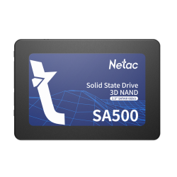 Netac SSD SA500 512GB 2.5 SATAIII 3D NAND, R/W up to 520/450MB/s, TBW 240TB, 3y wty