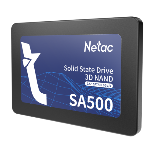 Netac SSD SA500 240GB 2.5 SATAIII 3D NAND, R/W up to 520/450MB/s, TBW 120TB, 3y wty